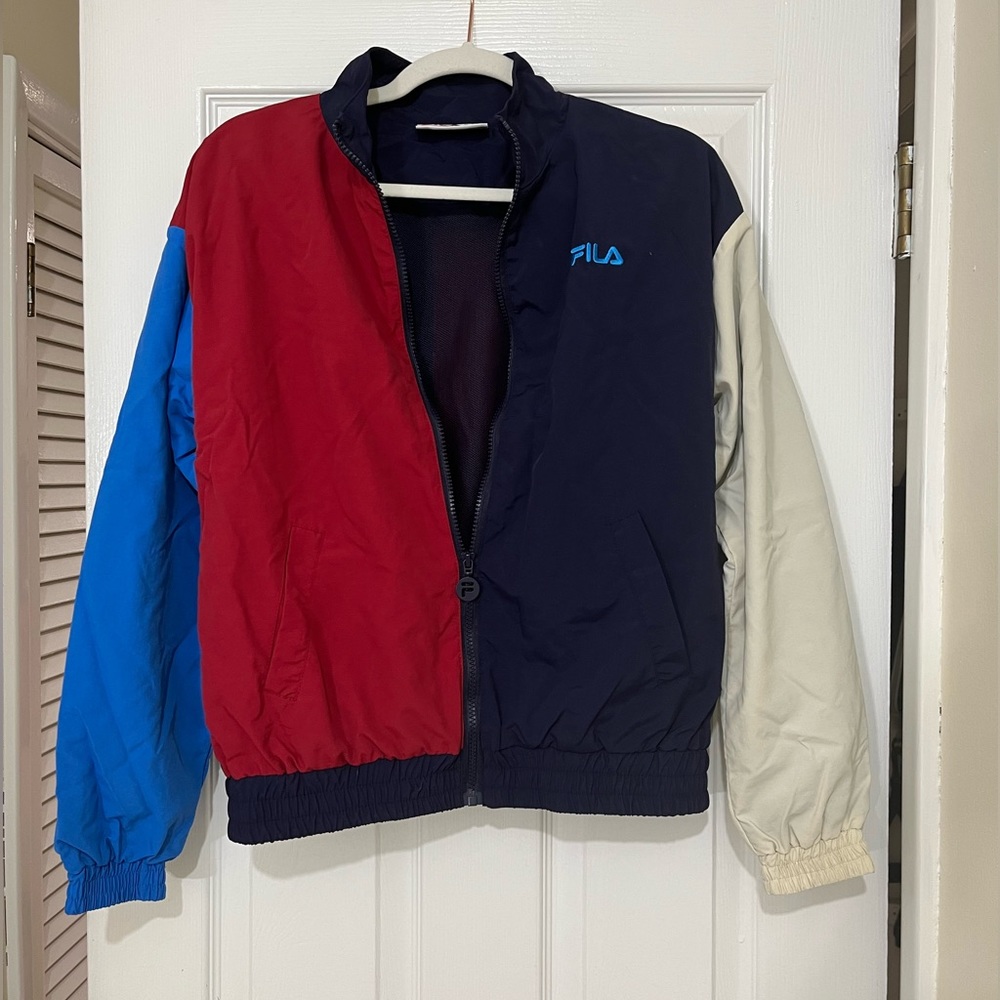 Old school style FILA windbreaker